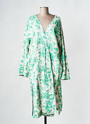 Veste kimono vert PARISIENNE ET ALORS pour femme seconde vue