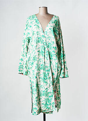 Veste kimono vert PARISIENNE ET ALORS femme