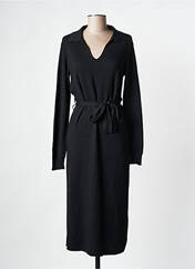 Robe mi-longue noir VILA pour femme seconde vue