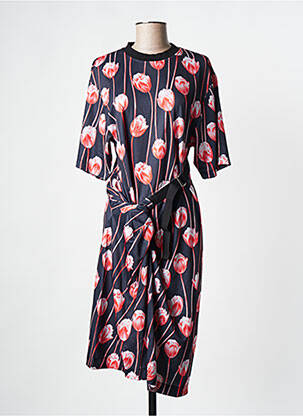 Robe mi-longue noir KENZO femme