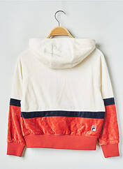 Sweat-shirt à capuche blanc FILA pour fille seconde vue