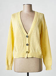 Gilet manches longues jaune PENNYBLACK femme