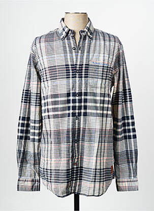 Chemise manches longues bleu SCOTCH & SODA homme