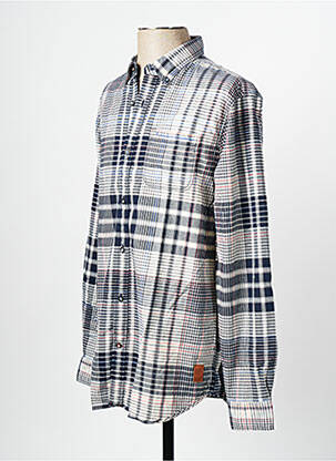 Chemise manches longues bleu SCOTCH & SODA homme