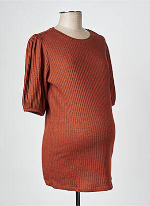 T-shirt / top maternité rouge SUPERMOM femme