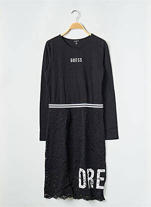 Robe courte noir GUESS fille