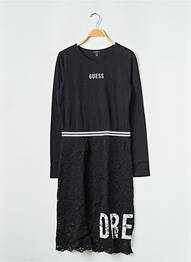 Robe courte noir GUESS fille