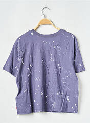 T-shirt bleu LEVIS pour fille seconde vue
