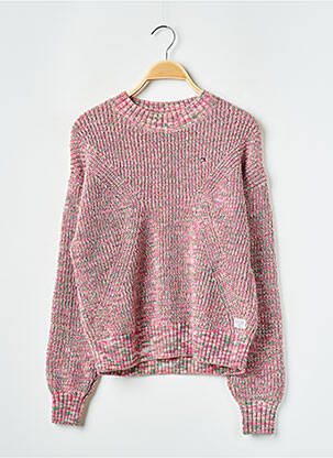 Pull rose TOMMY HILFIGER fille