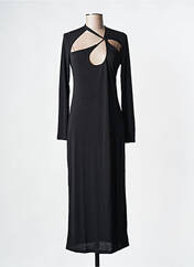Robe mi-longue noir MUSIER pour femme seconde vue