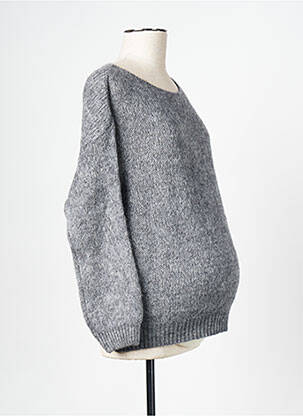Pull maternité gris NEUVIÈME CIEL femme