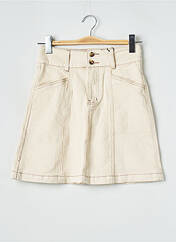 Jupe courte beige OBJECT pour femme seconde vue