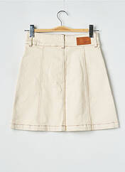 Jupe courte beige OBJECT pour femme seconde vue
