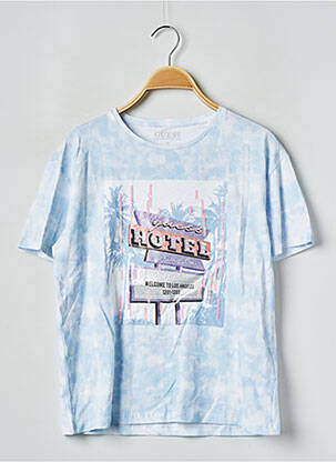 T-shirt bleu GUESS fille