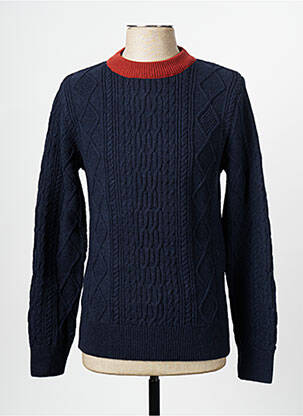 Pull bleu OLOW homme
