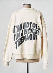 Sweat-shirt beige NEWTONE pour femme seconde vue