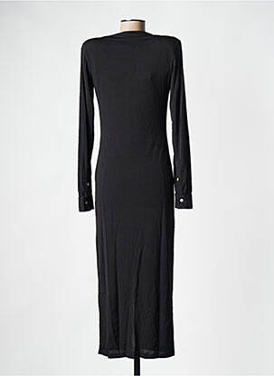 Robe mi-longue noir RECC femme