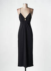 Robe mi-longue noir MUSIER pour femme seconde vue