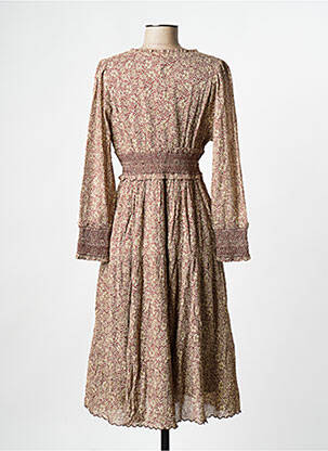 Robe mi-longue marron EMILE ET IDA femme