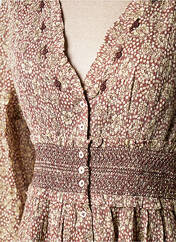 Robe mi-longue marron EMILE ET IDA pour femme seconde vue