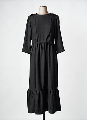 Robe longue noir NEUVIÈME CIEL pour femme