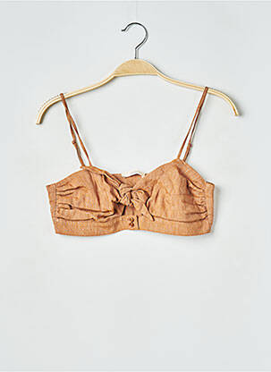 Top orange SESSUN femme