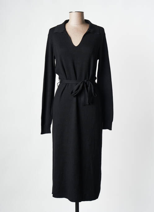 Robe mi-longue noir VILA pour femme