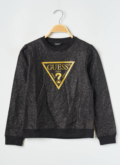 Sweat-shirt noir GUESS pour fille