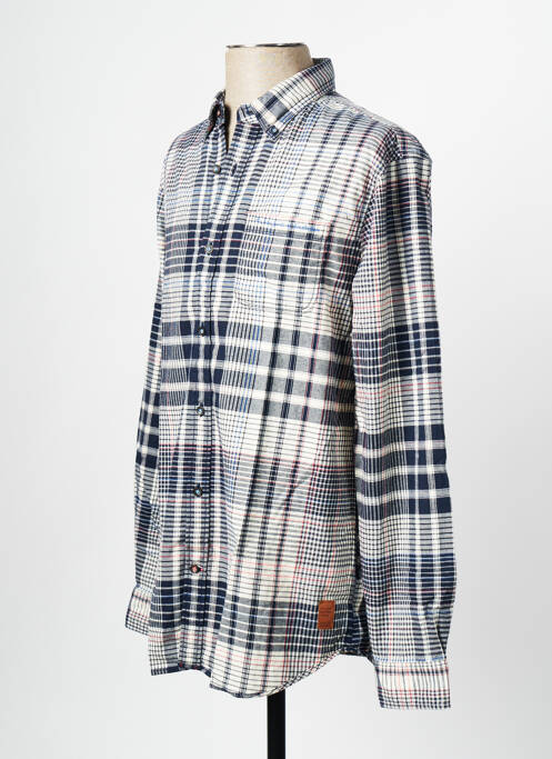 Chemise manches longues bleu SCOTCH & SODA pour homme