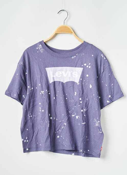 T-shirt bleu LEVIS pour fille