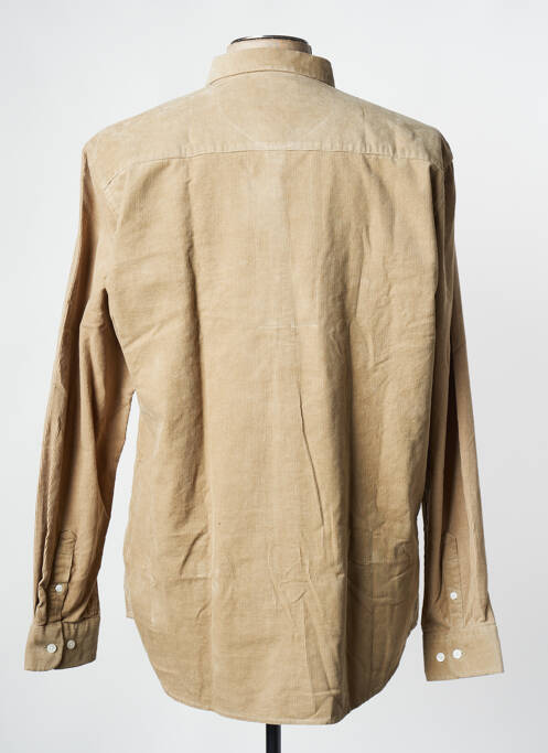 Chemise manches longues beige MINIMUM pour homme