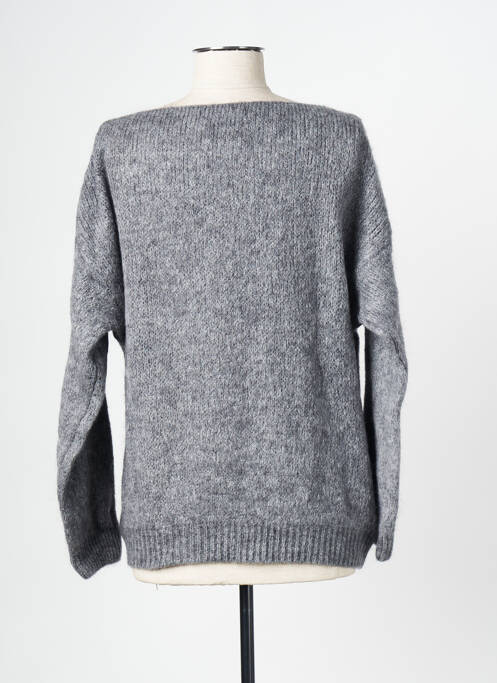 Pull maternité gris NEUVIÈME CIEL pour femme