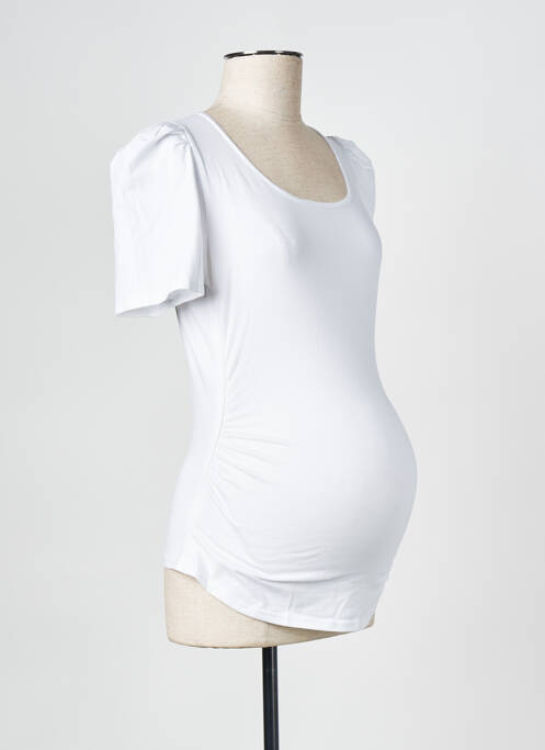 T-shirt / Top maternité blanc NEUVIÈME CIEL pour femme