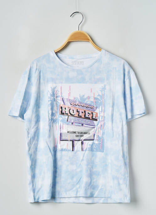 T-shirt bleu GUESS pour fille