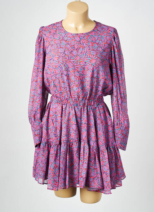 Robe courte violet LILI SIDONIO pour femme