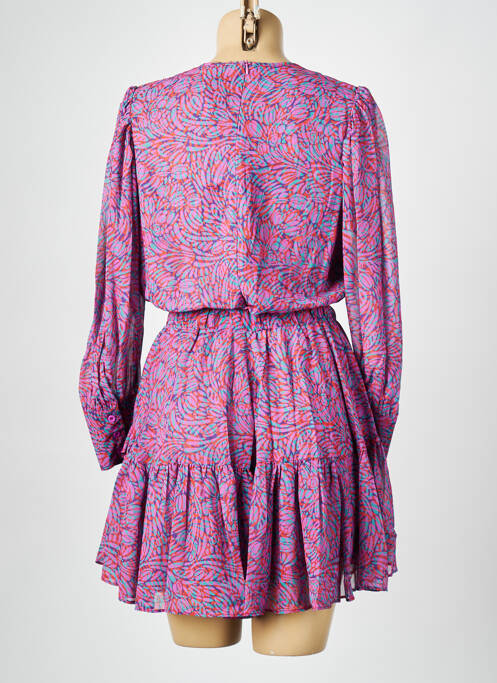 Robe courte violet LILI SIDONIO pour femme