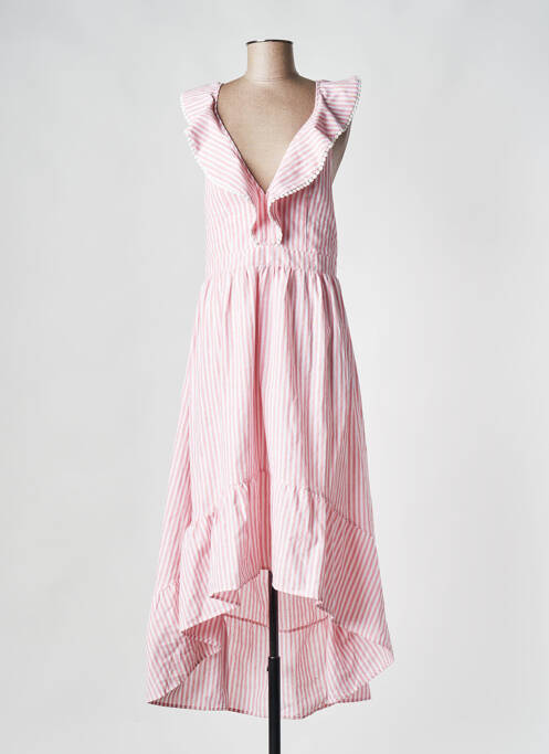 Robe mi-longue rose MOLLY BRACKEN pour femme