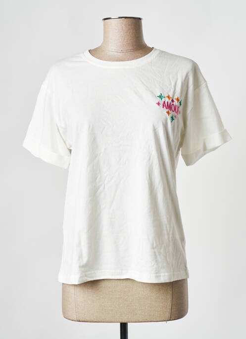 T-shirt blanc MOLLY BRACKEN pour femme