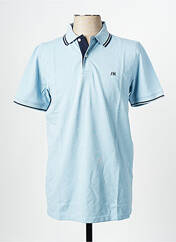Polo bleu SELECTED pour homme seconde vue