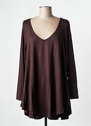 T-shirt marron MAT FASHION femme