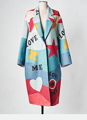 Manteau long multicolore SAK'S pour femme seconde vue