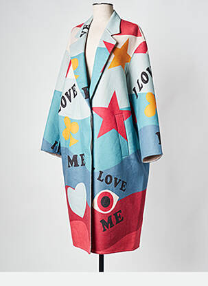 Manteau long multicolore SACK'S femme