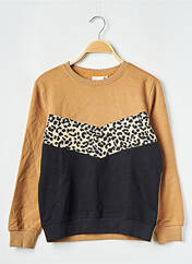 Sweat-shirt marron ONLY pour fille seconde vue