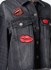 Veste en jean noir PINKO pour femme seconde vue
