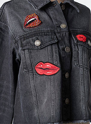 Veste en jean noir PINKO femme