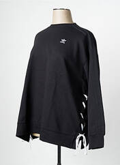 Sweat-shirt noir ADIDAS pour femme seconde vue