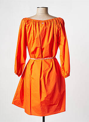 Robe courte orange PLEASE femme