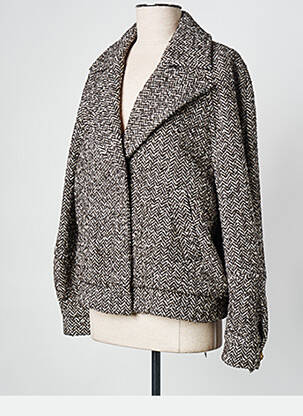 Manteau court noir PINKO femme