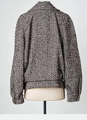 Manteau court noir PINKO femme