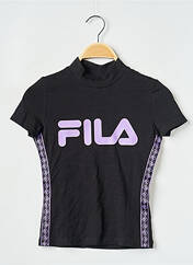 T-shirt noir FILA pour fille seconde vue